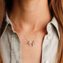 Parakeet Necklace – Silver/Gold, thumbnail 4 of 6