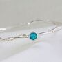 Handmade Organic Delicate Opal Bangle, thumbnail 1 of 7