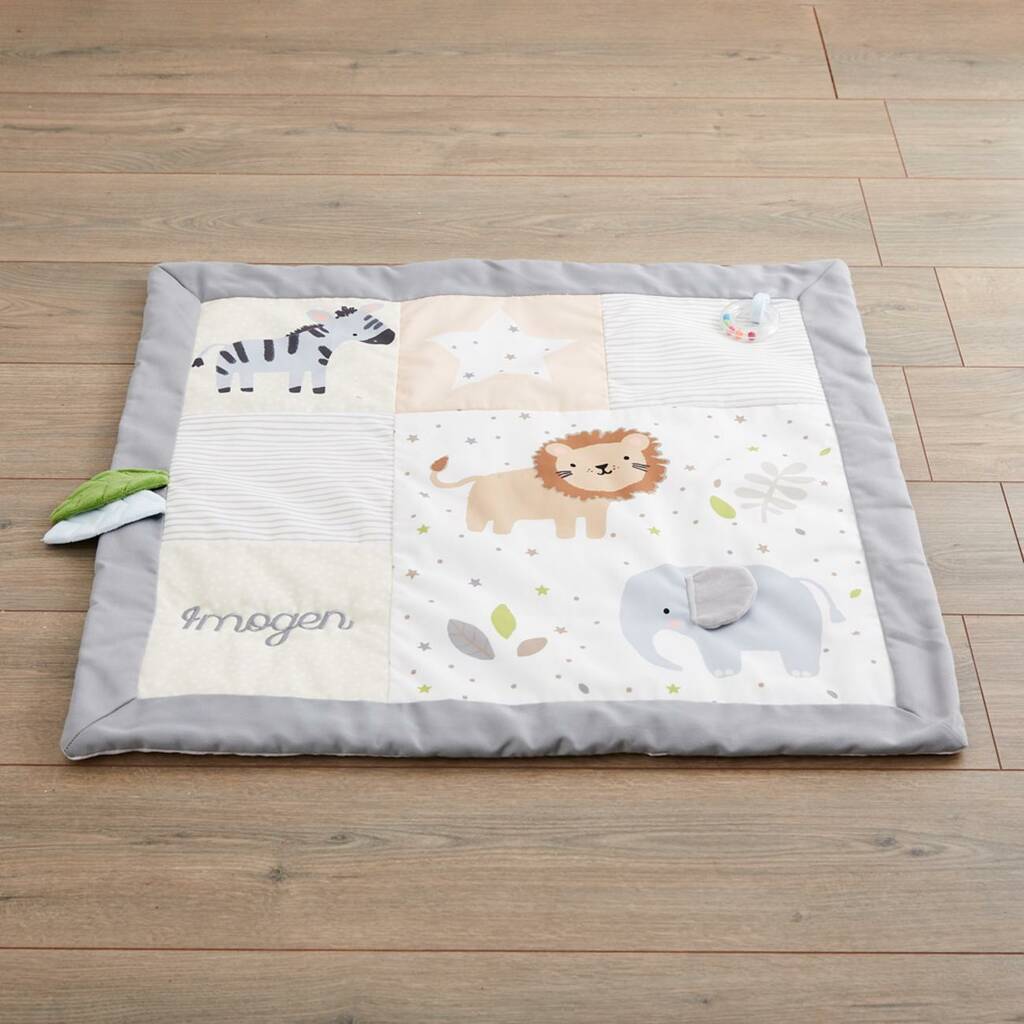 Personalised Jungle Animal Playmat By My 1st Years