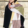 Cashmere Geometric Triangle Scarf, thumbnail 7 of 12