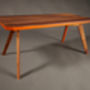 Solid Wood Coffee Table With Colour And Cork Detailing, thumbnail 2 of 5