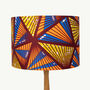 African Wax Print Geometric Lamp Shades, thumbnail 5 of 12