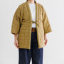 Japanese Padded Cotton Kimono Jacket, thumbnail 1 of 9