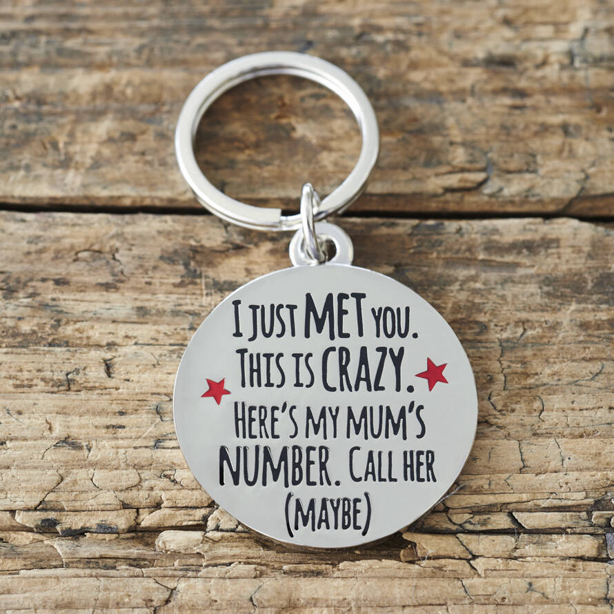 'I Just Met You This Is Crazy' Dog ID Tag, 1 of 2