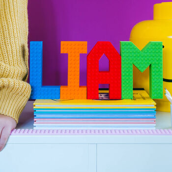 Personalised Lego Compatible Letters, 4 of 5