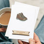 Personalised Walking Boots Retirement Card, thumbnail 1 of 3