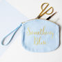 Bride's Wedding 'Something Blue' Organic Cosmetics Bag, thumbnail 1 of 3