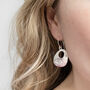 Sterling Silver Molten Dangly Earrings, thumbnail 1 of 5