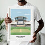 Any Cricket Ground Personalised Art Print, thumbnail 1 of 10