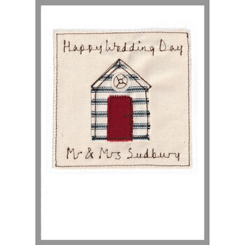 Personalised Beach Hut Card For Any Occasion / New Home, 2 of 12