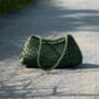 Hand Woven Vegan Leather Shoulder Bag, thumbnail 8 of 12