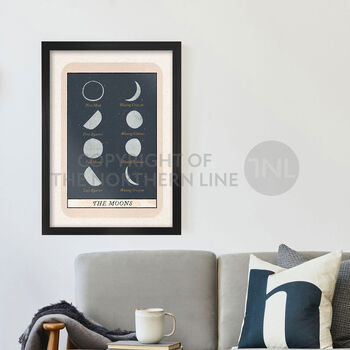 The Moons Lunar Cycle Poster Print, 4 of 4