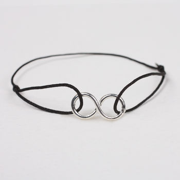 Silver Infinity Bracelet, Assorted Colours, 3 of 5