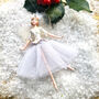 Sparkle White Fairy Christmas Decoration, thumbnail 1 of 4