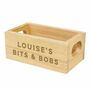 Personalised Bits And Bobs Mini Wooden Crate, thumbnail 3 of 4