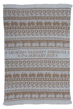 Blenheim Personalised Cashmere Baby Blanket, 2 of 6