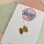 Farfalle Pasta Glitter Charm Necklace / Pasta Lover Gift / Novelty Food Jewellery / Fun Accessories, thumbnail 3 of 7
