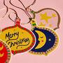 Illustrated Celestial Christmas Bauble Garland, thumbnail 7 of 11
