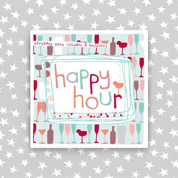 Pack Of Four Alcohol Or Party Themed Birthday Cards, 3 of 6