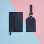 Matching Leather Passport Cover And Luggage Tag Set, thumbnail 6 of 10