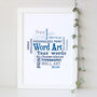 Personalised 18th Birthday Word Art Gift For Him, thumbnail 7 of 7