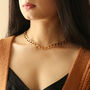 Chunky Chain Necklace In Gold Plating, thumbnail 1 of 5