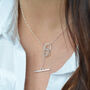The Dandy Personalised T Bar Necklace, thumbnail 1 of 6