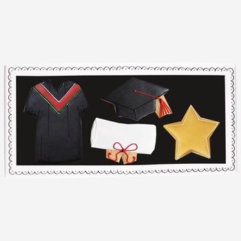 Hand Iced Personalised Graduation Letterbox Biscuits, 3 of 5