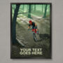 Personalised Mountain Bike Trail Poster, thumbnail 2 of 7