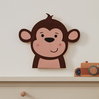 Monkey Dimmable LED Battery Children's Wall Night Light, 3 of 8