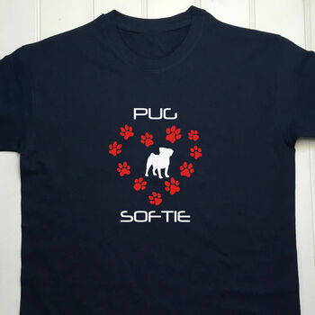 Personalised Adults Pug T Shirt, 5 of 10