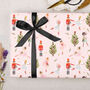 Three Sheets Of Christmas Nutcracker Wrapping Paper, thumbnail 1 of 2