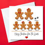 Personalised Gingerbread Family Christmas Cards, thumbnail 2 of 5