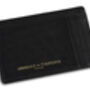 Black Saffiano Leather Card Holder With Rfid Protection, thumbnail 2 of 5