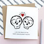 I Love The Bones Of You Anniversary Card, thumbnail 3 of 3
