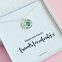 Friendship Infinity Birthstone Necklace, thumbnail 1 of 5