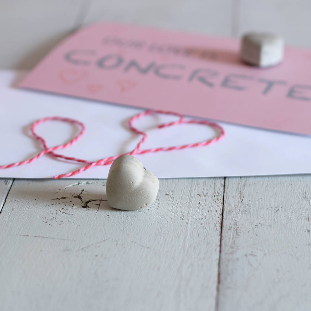 Valentines 'Our Love Is Concrete' Card By Bells and Whistles Make