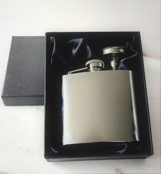 Personalised Wedding Party Hip Flask Premium Quality, 3 of 3