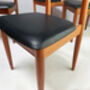 Four 1970’s Mid Century Dining Chairs By Schreiber, thumbnail 5 of 7