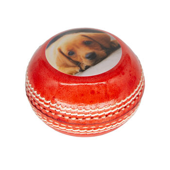 Personalised Cricket Ball Photo Printed, 2 of 9