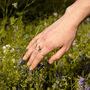 Blue Forget Me Not Ring, thumbnail 4 of 5