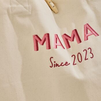 Personalised Adults Mama Large Shopper Tote Bag, 3 of 3