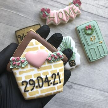 Personalised New Home Biscuit Gift, 4 of 9