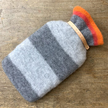 Pure Cashmere ' A Warm Hug ' Hot Water Bottle, 3 of 5