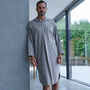 Men's 'Prince of Wales' Check Brushed Cotton Nightshirt, thumbnail 1 of 3