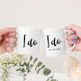 I Do Couples Wedding Mug Set, thumbnail 2 of 6