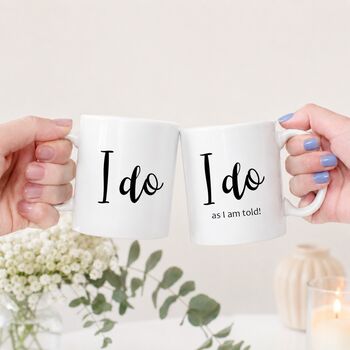 I Do Couples Wedding Mug Set, 2 of 6