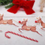 Vintage Christmas Bunting With 15 Reindeer Flag Design, thumbnail 2 of 6