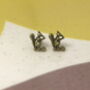 Squirrel And Acorn Stud Earrings, thumbnail 2 of 2