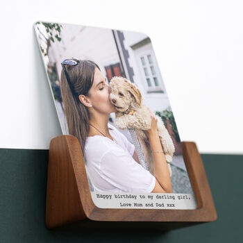 Personalised Portrait Wood And Metal Photo Frame, 4 of 7